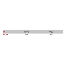 FACOM 10.J11 - 11pc 9x12mm Metric Open Jaw Spanner Set