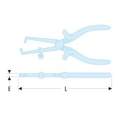 FACOM 194.17AVSE - 170mm Insulated Wire Stripper Pliers