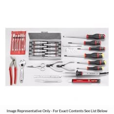 FACOM 2138.EL29 - 30pc Electricians Metric Tool Kit + Tool Bag