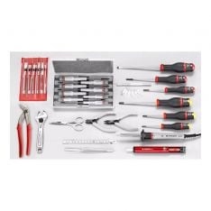 FACOM 2138.EL29 - 30pc Electricians Metric Tool Kit + Tool Bag