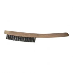 270A.MA - Wood Handle Flat Steel Wire Brush