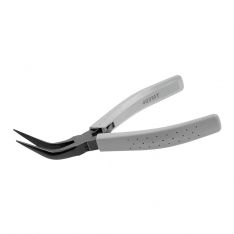 FACOM 403.MT - 155mm Angled Extra Long Fine Smooth Half-Round Micro-Tech Pliers