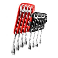 FACOM 467.JPU8 - 8pc Inch Ratchet Combination Spanner Set + Clip