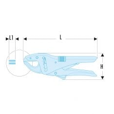 FACOM 500A - 230mm Short Nose 5 Position Lock-Grip Pliers