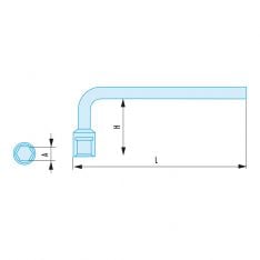 FACOM 75.XSRM - Non-Sparking Metric 6pt Angled Socket Spanner