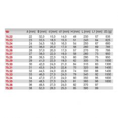 FACOM 75.XM - Metric 6x6pt Angled Socket Spanner