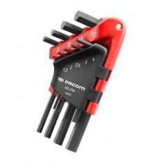 FACOM 82H.JP9A - 9pc Metric Hex Key Clip Set