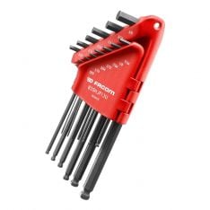 FACOM 83SH.JP13U - 13pc Long Inch Ball Hex Key Wallet Set