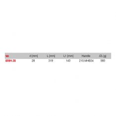 FACOM 859H.28 - 560g Square Face Dinging Hammer