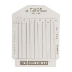 FACOM 912A.FC - 100pc Compression Test Cards Petrol