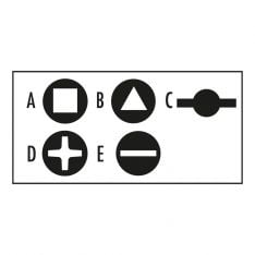 FACOM 985548 - Electrical Cabinet 4 Way Key