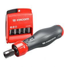 FACOM ATPA4V.J12IPB - 4V E-Protwist Screwdriver + 10pc PH+PZ+HX 1/4