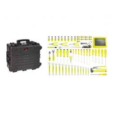 FACOM BVFC1.FLUO-2 - 136pc Aerospace Inch Tool Kit + Foaming + Flight Case