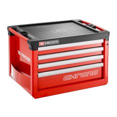 FACOM CHRONO.C4M3A - CHRONO+ 4 Drawer 3 Mod Tool Chest Red