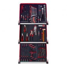 FACOM CMM.115BNL - 122pc General Metric Tool Kit In Foam Module Trays