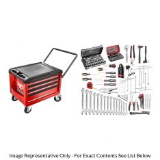 FACOM CR4.MO1 - 118pc Vehicle Maintenance Metric Tool Kit + Roller Chest