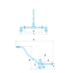 FACOM DL.275 - 250kg HGV Wheel Trolley