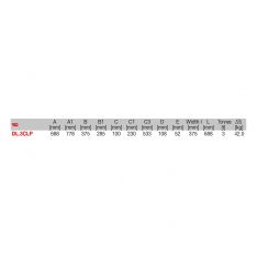 FACOM DL.3CLP - 3t Compact Extra Flat Trolley Jack