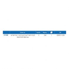 EXPERT by FACOM E111220 - 11pc Metric Open Jaw Spanner Module