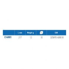 EXPERT by FACOM E140801 - 200mm Metric 2-Side Stainless Steel Rule