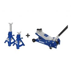 EXPERT by FACOM E200142 - 3T Multi Purpose Trolley Jack + Axel Stand Set
