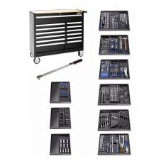 Britool Expert E220334B - 390pc General ToolKit + 13 Drawer Wide Roller Cabinet