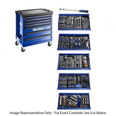 EXPERT by FACOM E697624 - 224pc General Metric Tool Kit In Module Trays + Roller Cabinet