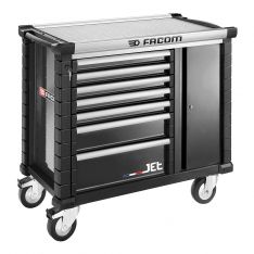 FACOM JET.T7NM3A - JET+ 7 Drawer 3 Mod + Side Cab Roller Cabinet Black