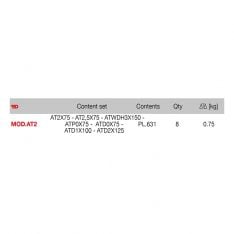 FACOM MOD.AT2 - 8pc Slotted Pozidriv Phillips Protwist Screwdriver Module