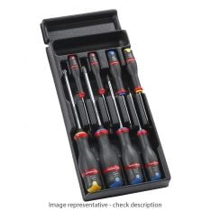 FACOM MOD.AT2 - 8pc Slotted Pozidriv Phillips Protwist Screwdriver Module