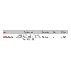 FACOM MOD.PCSN - 4pc Straight Circlip Pliers Module