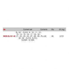 FACOM MOD.SL161-46 - 26pc 1/2