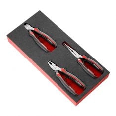 FACOM MODM.CPEA0 - 3pc Comfort Grip Pliers Foam Module