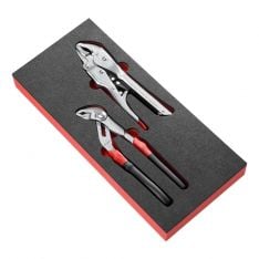 FACOM MODM.PR12 - 2pc Multigrip + Auto Lock-Grip Pliers Foam Module