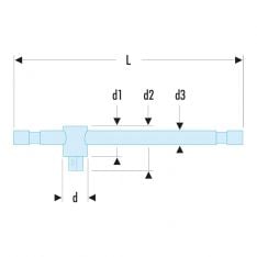 FACOM R.120A - 115mm 1/4