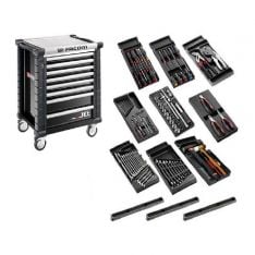 FACOM SPOTLIGHTJET8MG - 118pc General Metric Tool Kit In Module Trays + Roller Cabinet Black