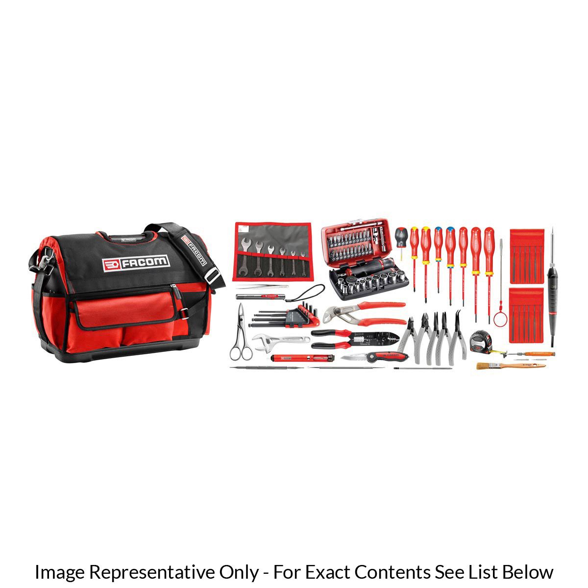 FACOM BST20.EL32 - 94pc Electricians Metric Tool Kit + Tool Bag | ETS