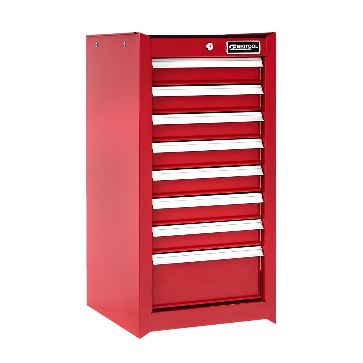 BRITOOL E010248B - Classic 8 Drawer 1 Mod Side Cabinet Red | ETS